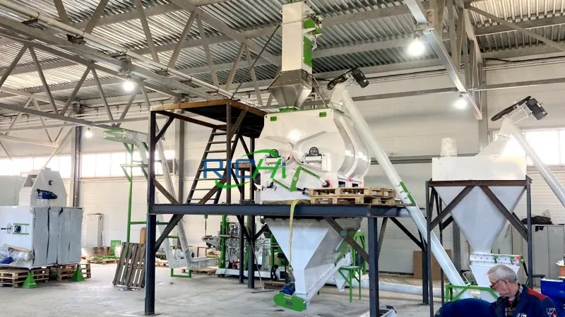 customizable fish feed manufacturing plant