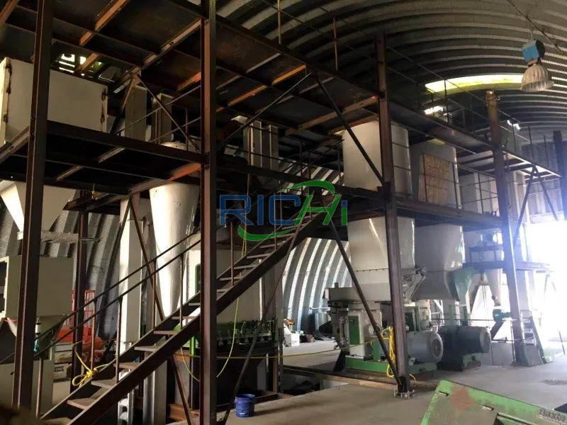 instal of Biomass Wood Pellet Line in Canada