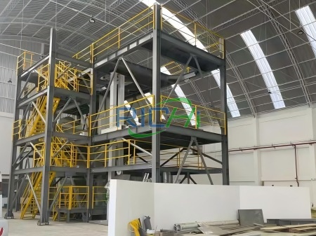 installation-commission of animal feed processing plant