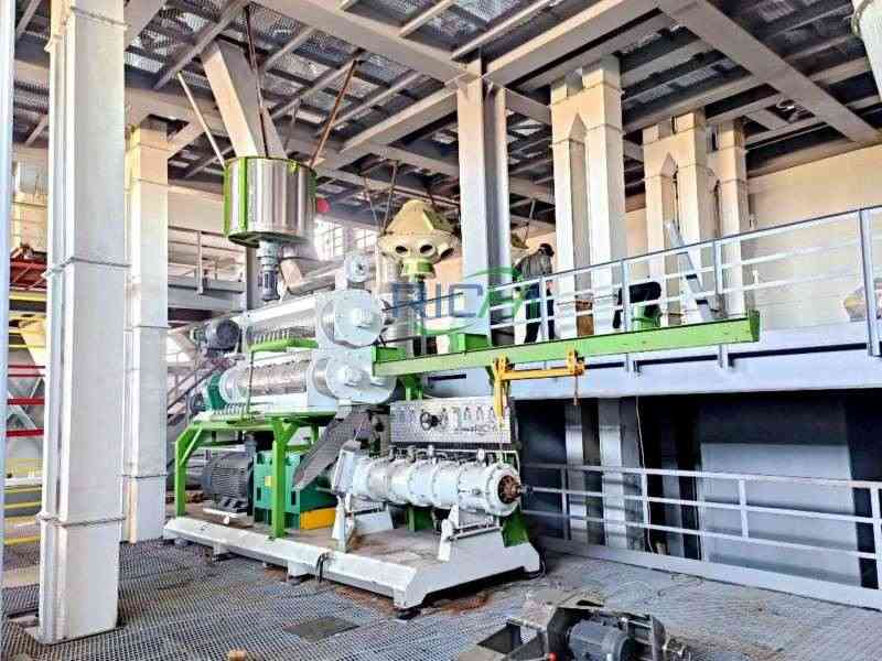 installation of Floating Fish Feed Plant in Russia