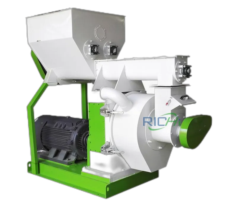 wood pellet press machine shown