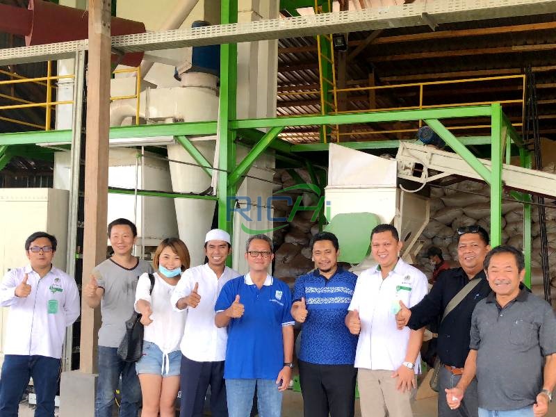 1T/H Wood Pellet Production Line In Indonesia