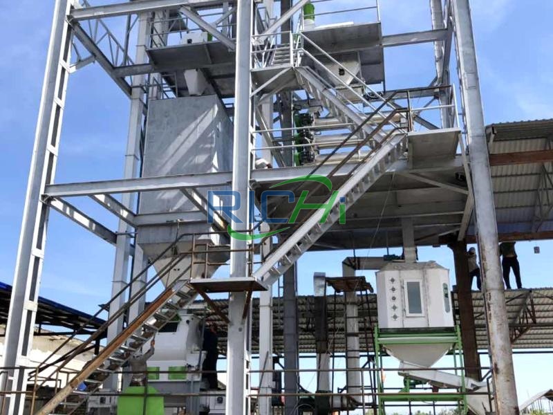 5tph Animal Feed Making Machine in Uzbekistan