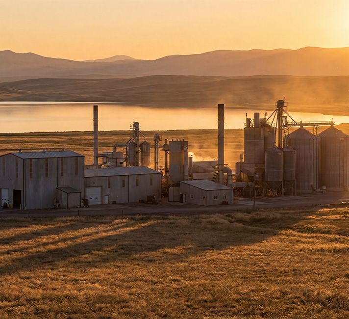 Cattle feed production line