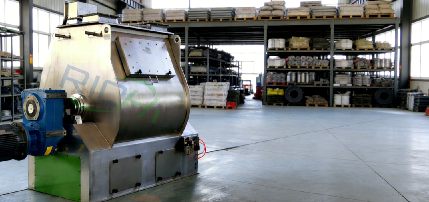 Single Shaft Double Paddle Mixer