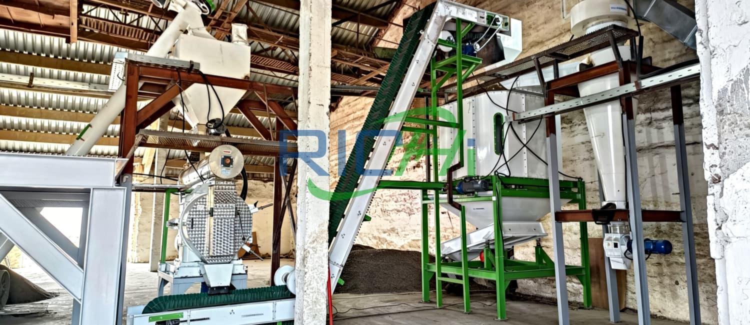 sunflower seed shell pelleting production line