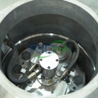 Granulation chamber ring die and pressure roller