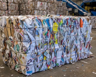 balle de papier usagé
