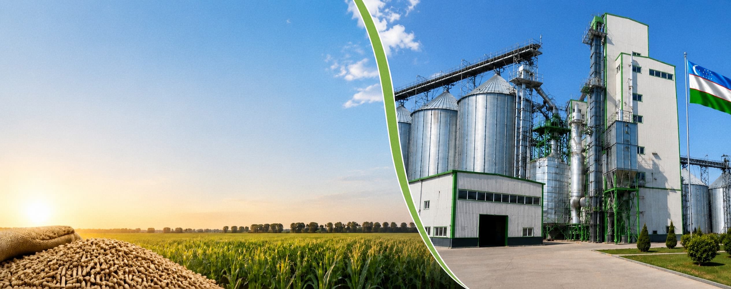 Echipamente de prelucrare a furajelor pentru Uzbekistan