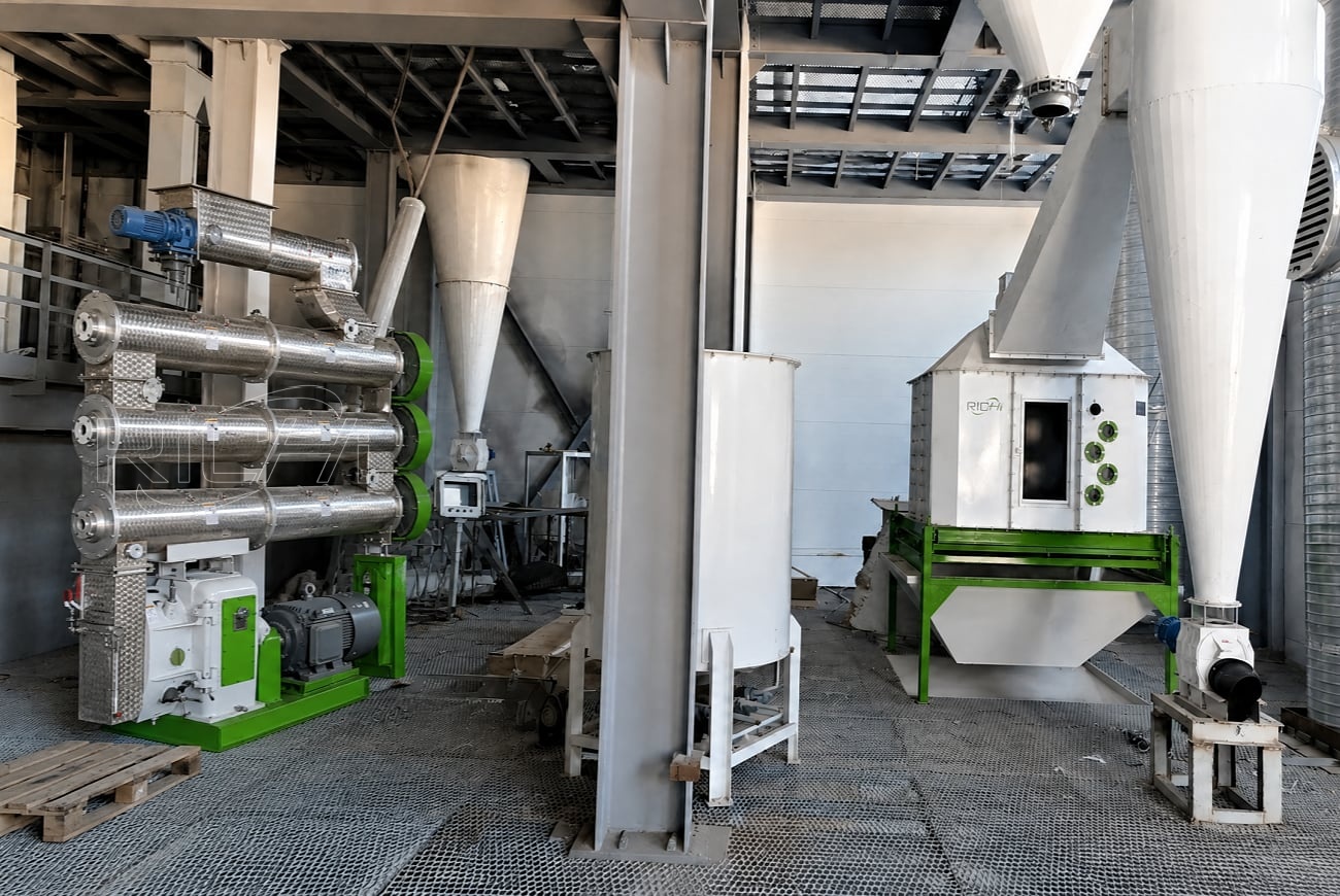 Bangladesh 1-2 TH Shrimp Feed Production Line Project