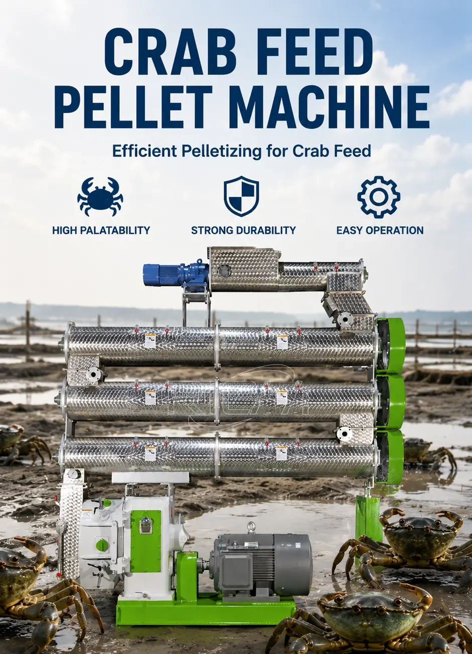 crab feed pellet machine